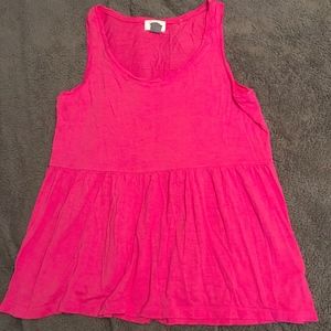 Peplum Flowy Tank Top